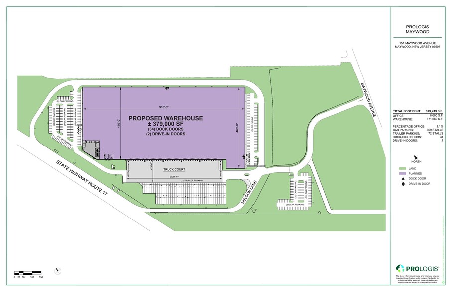 241 State Rt 17 N, Maywood, NJ for rent - Site Plan - Image 3 of 3