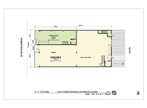 317 N Robertson Blvd., West Hollywood, CA for rent Floor Plan- Image 1 of 1