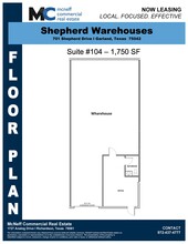 701 Shepherd Dr, Garland, TX for rent Floor Plan- Image 1 of 1