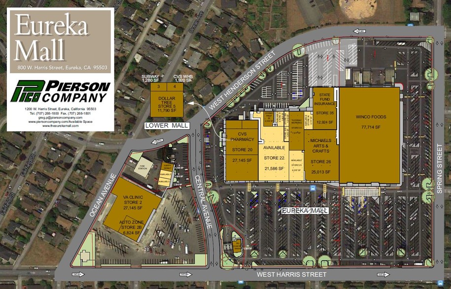 800 W Harris St, Eureka, CA for rent - Site Plan - Image 2 of 9