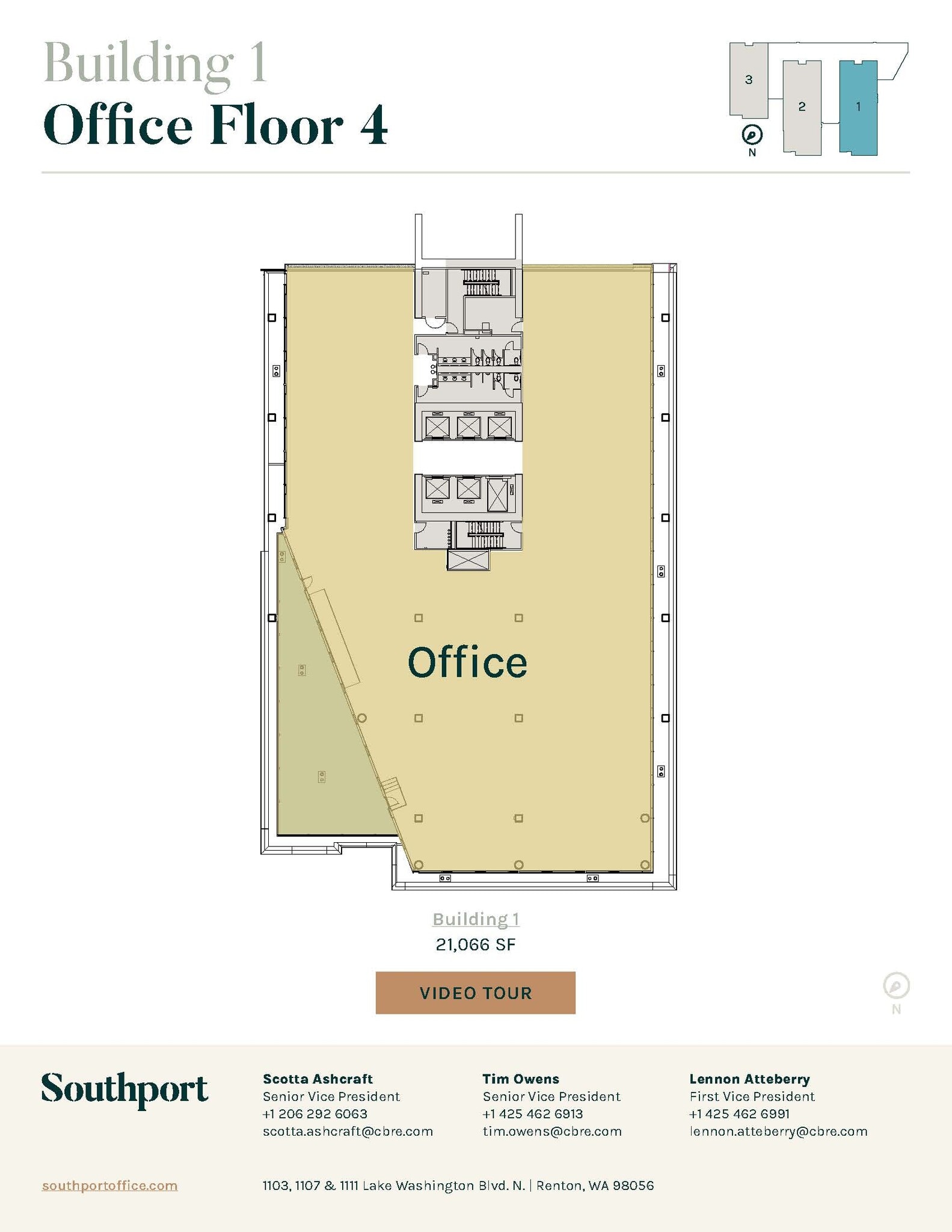 1101 Lake Washington Blvd N, Renton, WA to rent Floor Plan- Image 1 of 1