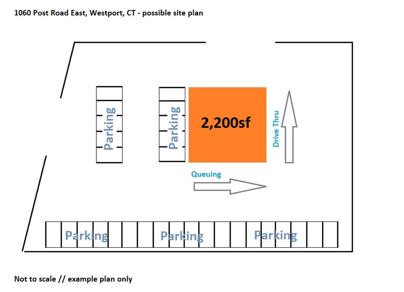 1088 Post Rd E, Westport, CT for rent - Site Plan - Image 2 of 8