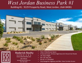 9229 Prosperity Rd, West Jordan, UT for rent Building Photo- Image 1 of 6