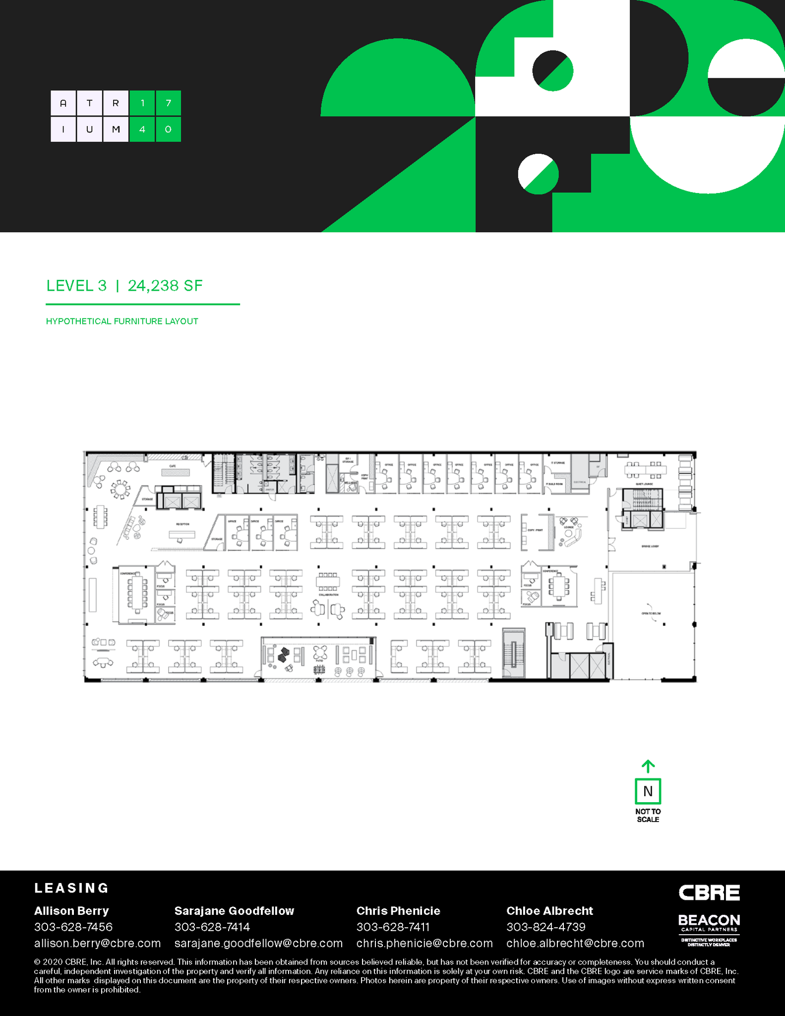 1740 Broadway, Denver, CO for rent Floor Plan- Image 1 of 1