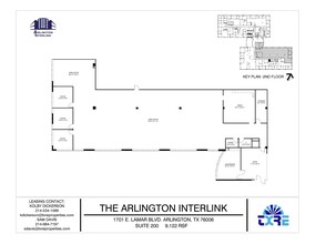 1701 E Lamar Blvd, Arlington, TX for rent Floor Plan- Image 1 of 2