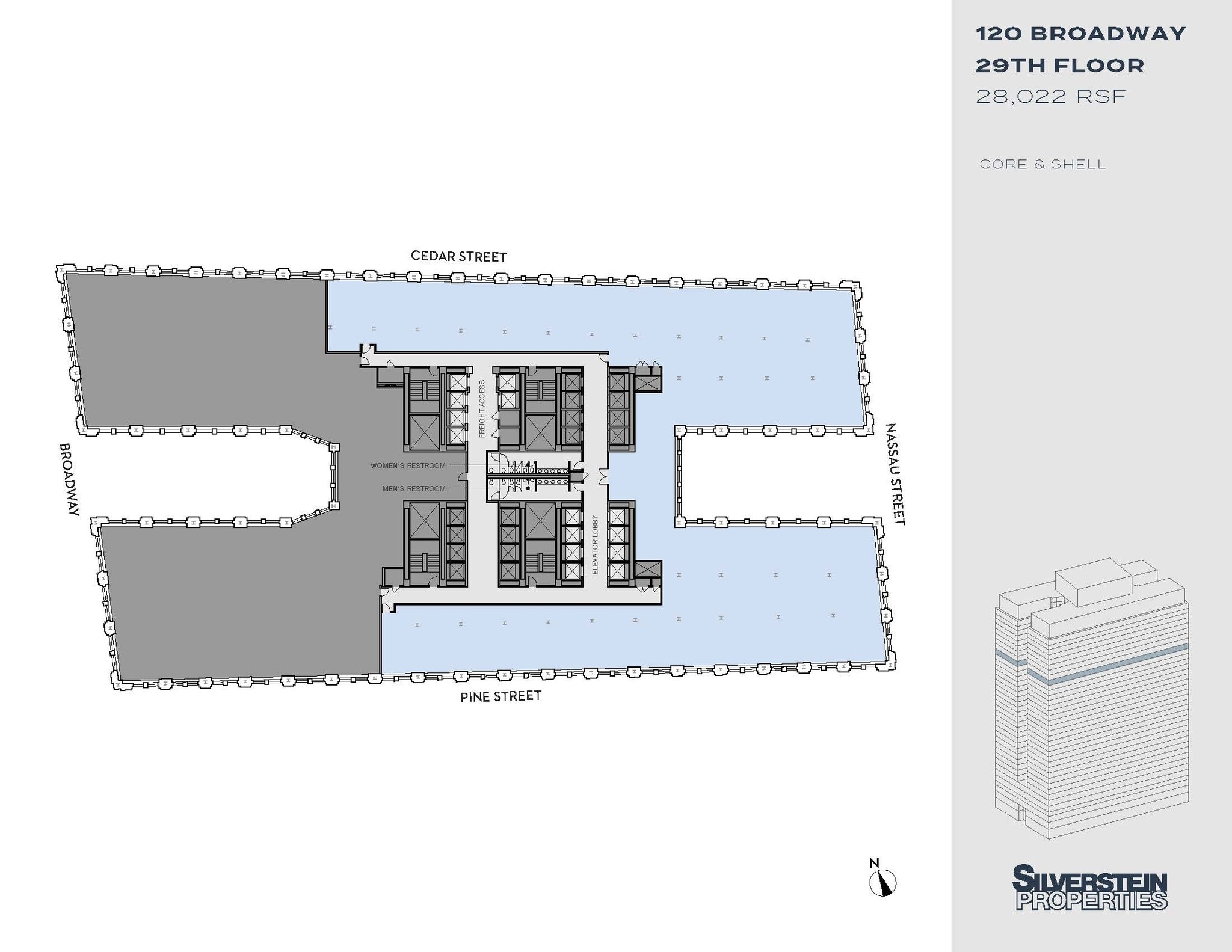 120 Broadway, New York, NY to rent Floor Plan- Image 1 of 4
