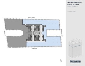 120 Broadway, New York, NY to rent Floor Plan- Image 1 of 4