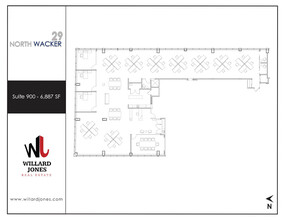 29 N Wacker Dr, Chicago, IL for rent Floor Plan- Image 1 of 9