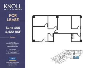 15400 Knoll Trail Dr, Dallas, TX for rent Floor Plan- Image 1 of 1