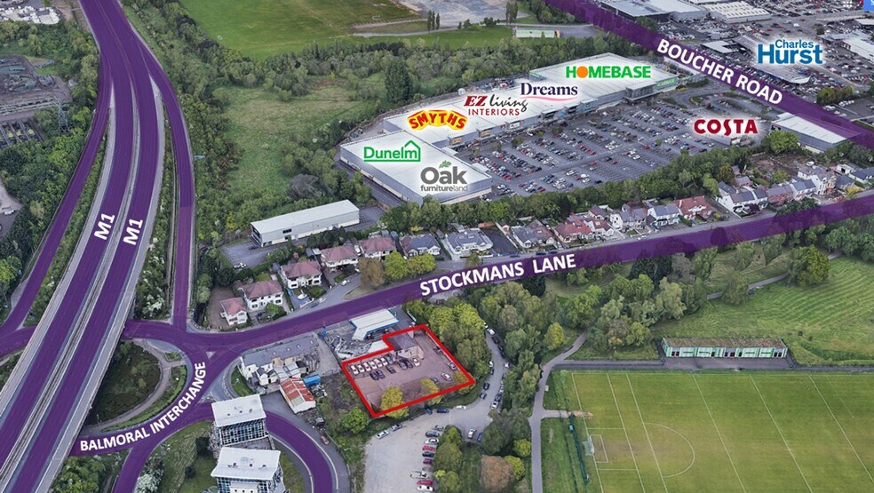 134 Stockmans Ln, Belfast to rent - Aerial - Image 2 of 6