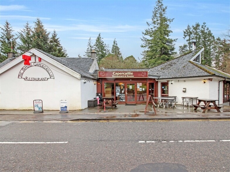 Capercaillie Restaurant and Rooms, Killin for sale - Building Photo - Image 1 of 16