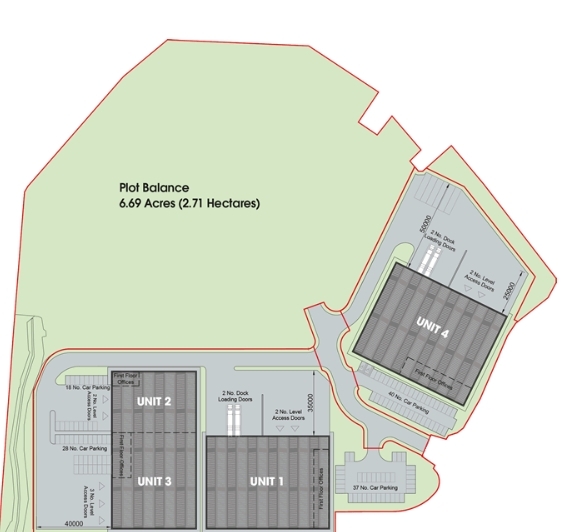 Gloucester Rd, Stonehouse for sale - Site Plan - Image 2 of 2