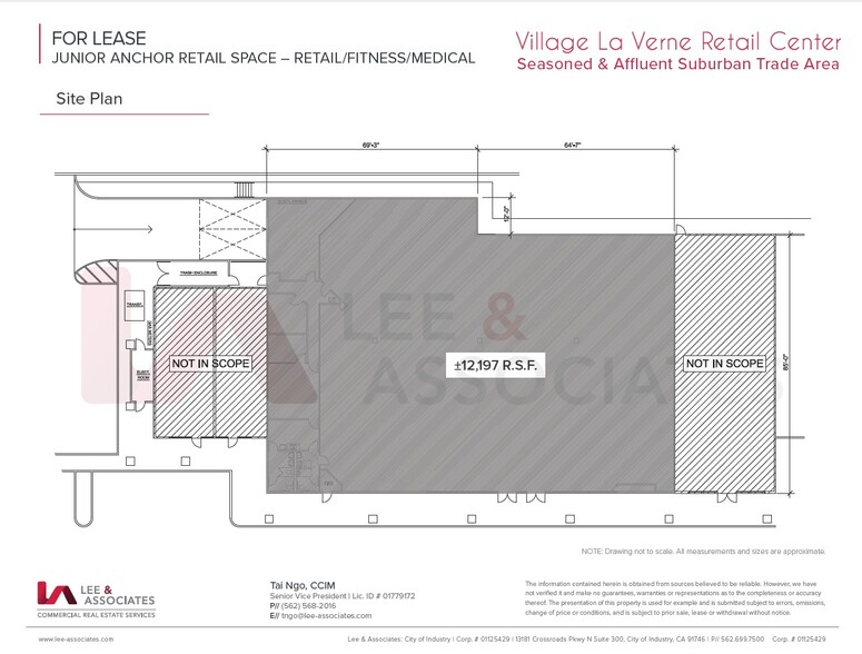 2105-2145 Foothill Blvd, La Verne, CA for rent - Site Plan - Image 3 of 4