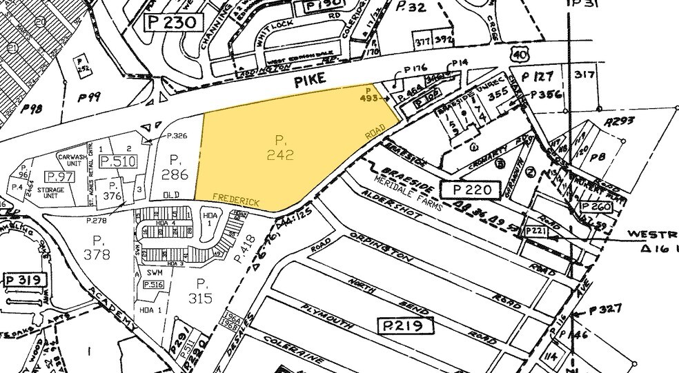 5301-5483 Baltimore National Pike, Catonsville, MD for rent - Plat Map - Image 2 of 3