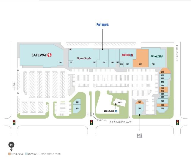 2400-2580 Arapahoe Ave, Boulder, CO for rent - Site Plan - Image 3 of 12