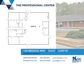 150 Medical Way, Riverdale, GA for rent Site Plan- Image 1 of 1