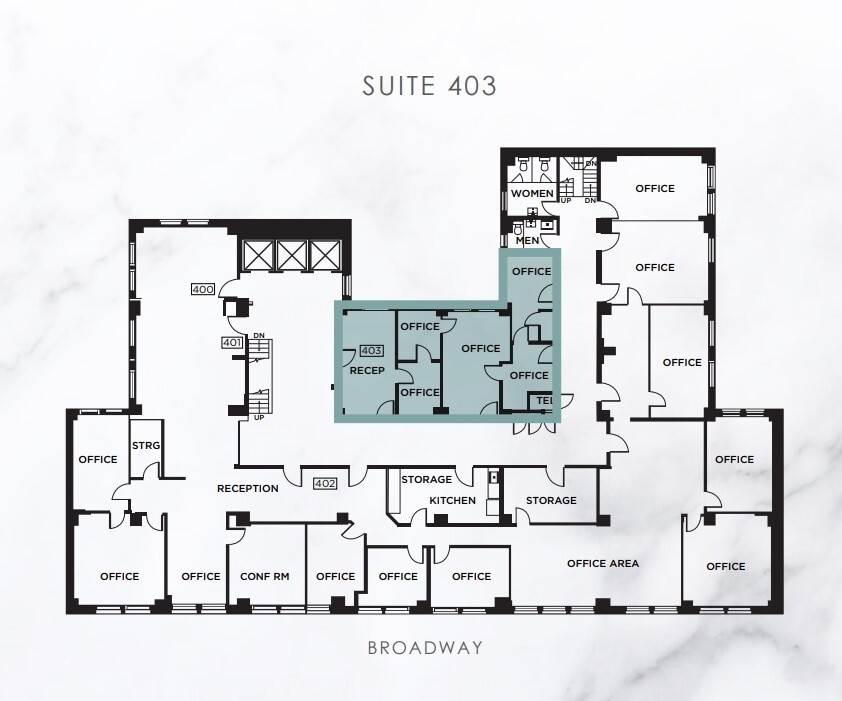 1440 Broadway, Oakland, CA to rent Floor Plan- Image 1 of 1