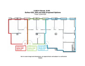 1100 H St NW, Washington, DC for rent Site Plan- Image 1 of 9