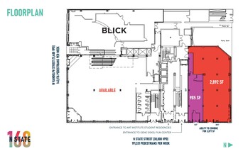 168 N State St, Chicago, IL for rent Floor Plan- Image 1 of 1