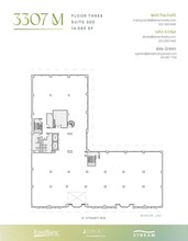 3307 M St NW, Washington, DC for rent Floor Plan- Image 2 of 5