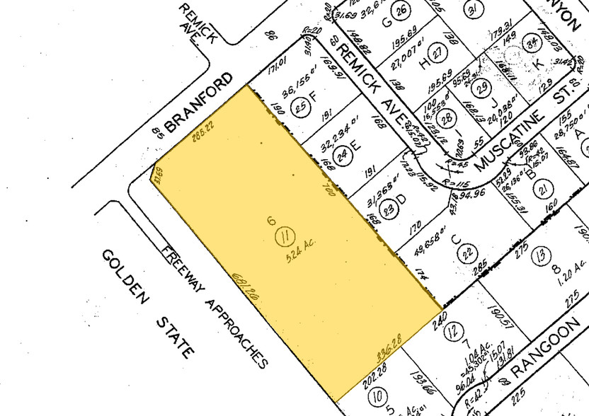 12970 Branford St, Pacoima, CA for sale - Plat Map - Image 2 of 40