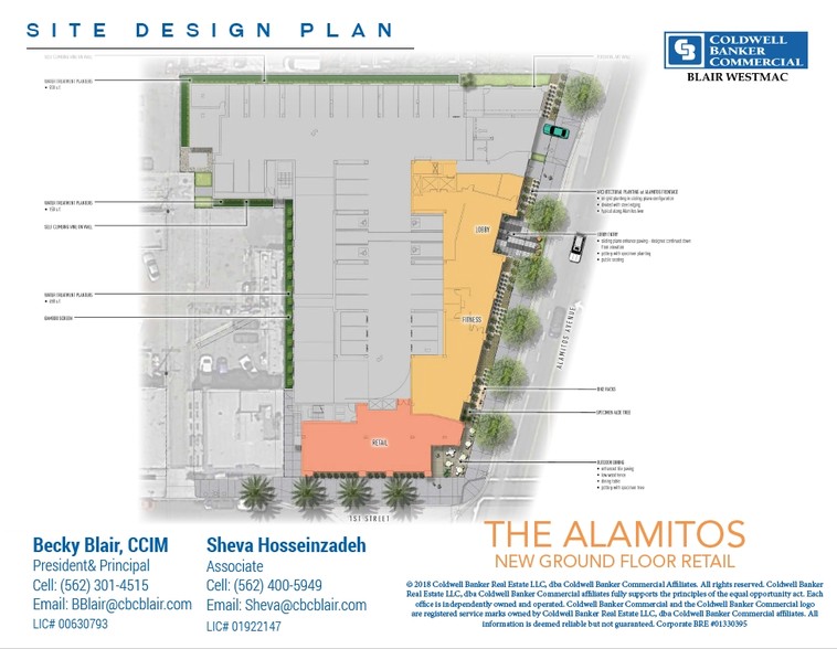 101 Alamitos Ave, Long Beach, CA for rent - Site Plan - Image 2 of 2