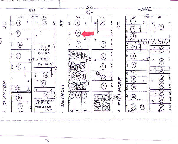 570 Detroit St, Denver, CO for sale - Plat Map - Image 2 of 6