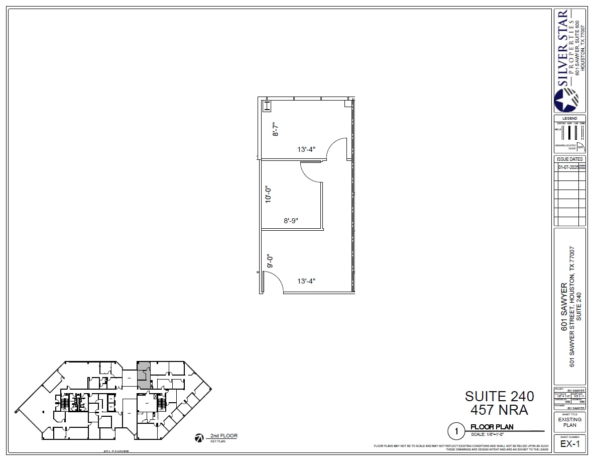 601 Sawyer St, Houston, TX to rent Floor Plan- Image 1 of 1