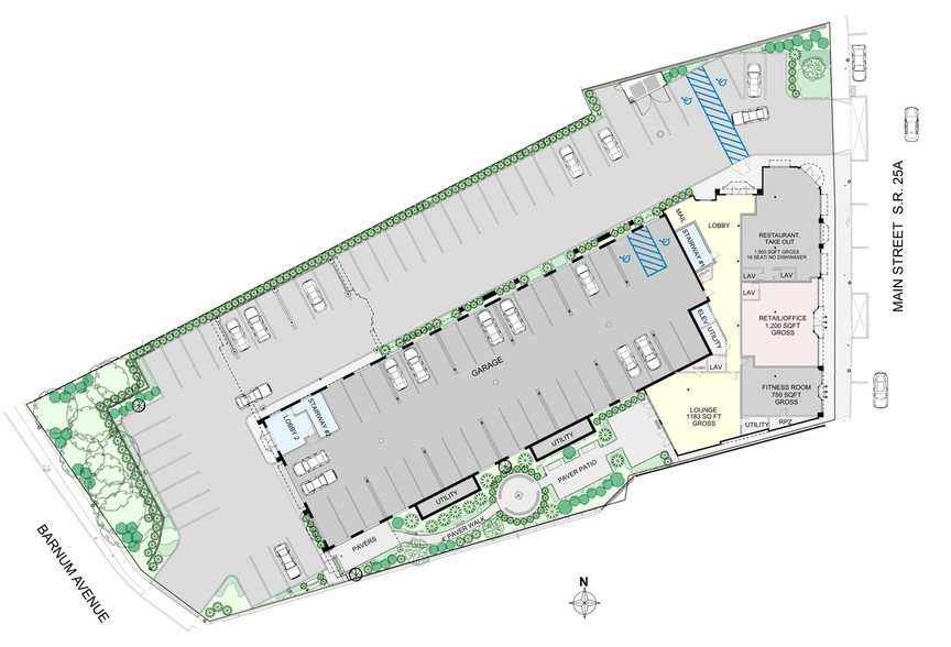 52 Barnum Ave, Port Jefferson, NY for sale - Site Plan - Image 1 of 1