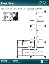 7515 Greenville Ave, Dallas, TX for rent Floor Plan- Image 2 of 2