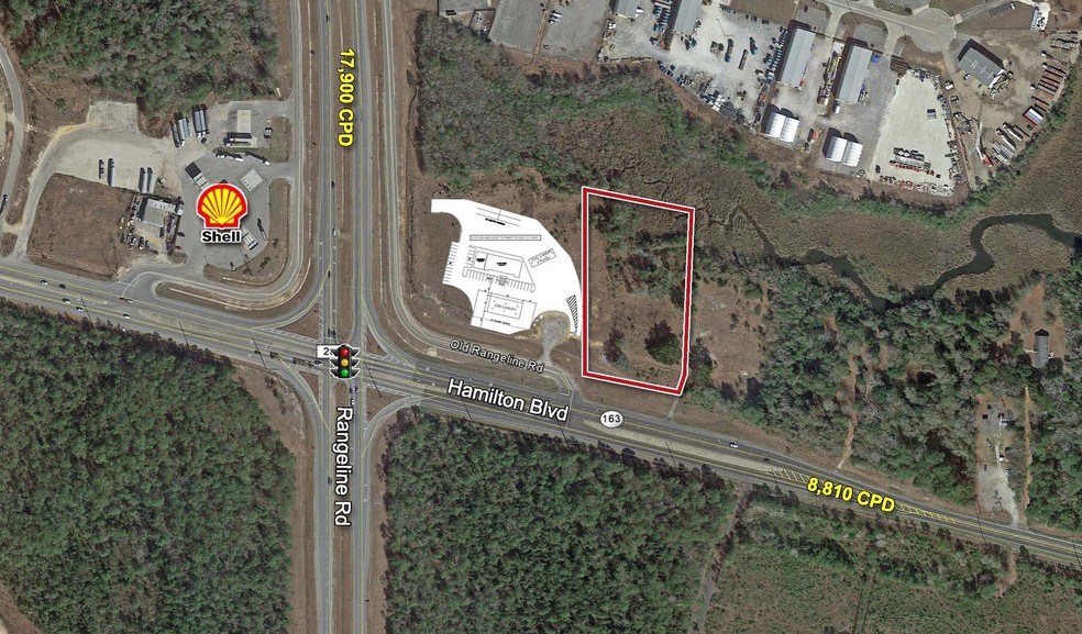 Rangeline Road & Hamilton Blvd, Theodore, AL for sale - Building Photo - Image 1 of 1