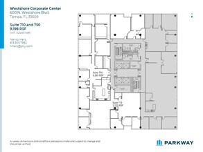 600 N Westshore Blvd, Tampa, FL for rent Floor Plan- Image 2 of 4