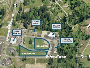 35026 90th Ave S, Roy, WA - aerial  map view