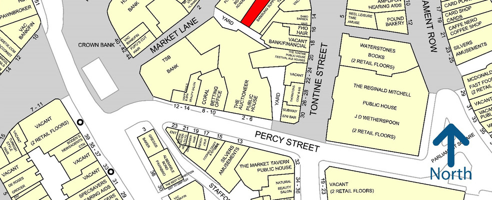 8 Tontine Sq, Stoke On Trent to rent - Plat Map - Image 2 of 2