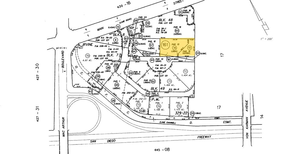 2010 Main St, Irvine, CA for rent - Plat Map - Image 2 of 11