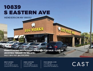 More details for 10839 S Eastern Ave, Henderson, NV - Retail for Sale