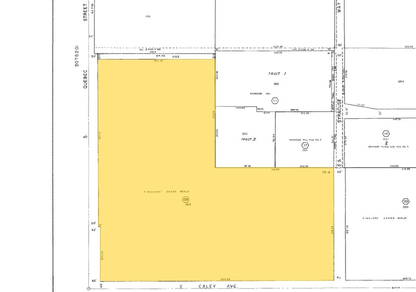 6200 S Quebec St, Greenwood Village, CO for rent - Plat Map - Image 2 of 12