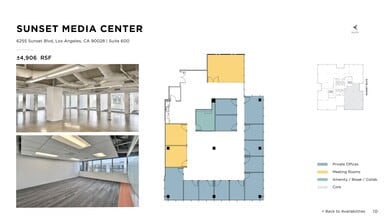 6255 W Sunset Blvd, Los Angeles, CA to rent Site Plan- Image 1 of 1