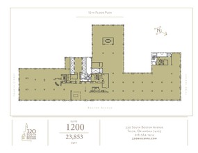 320 S Boston Ave, Tulsa, OK for rent Floor Plan- Image 1 of 16