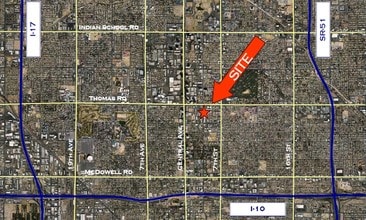 2715 N 3rd St, Phoenix, AZ - AERIAL map view
