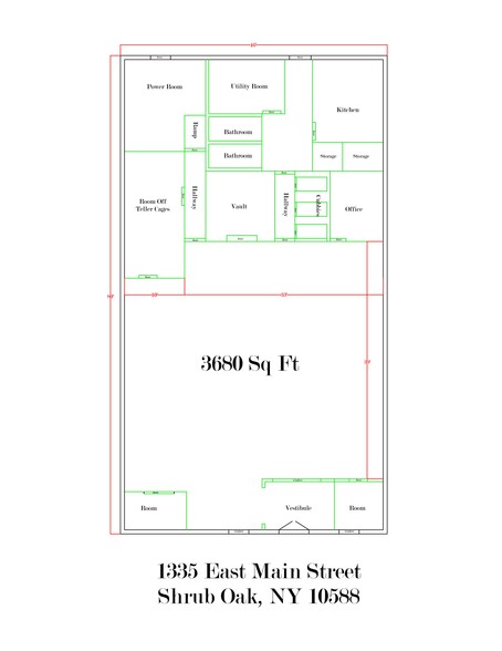 1366 E Main St, Shrub Oak, NY for rent - Site Plan - Image 1 of 14