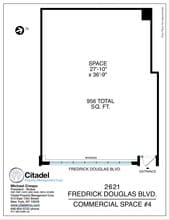 2619-2623 Frederick Douglass blvd, New York, NY for rent Site Plan- Image 1 of 1