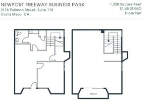 3176 Pullman St, Costa Mesa, CA for rent Floor Plan- Image 1 of 1