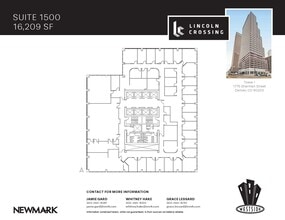1775 Sherman St, Denver, CO to rent Floor Plan- Image 1 of 1