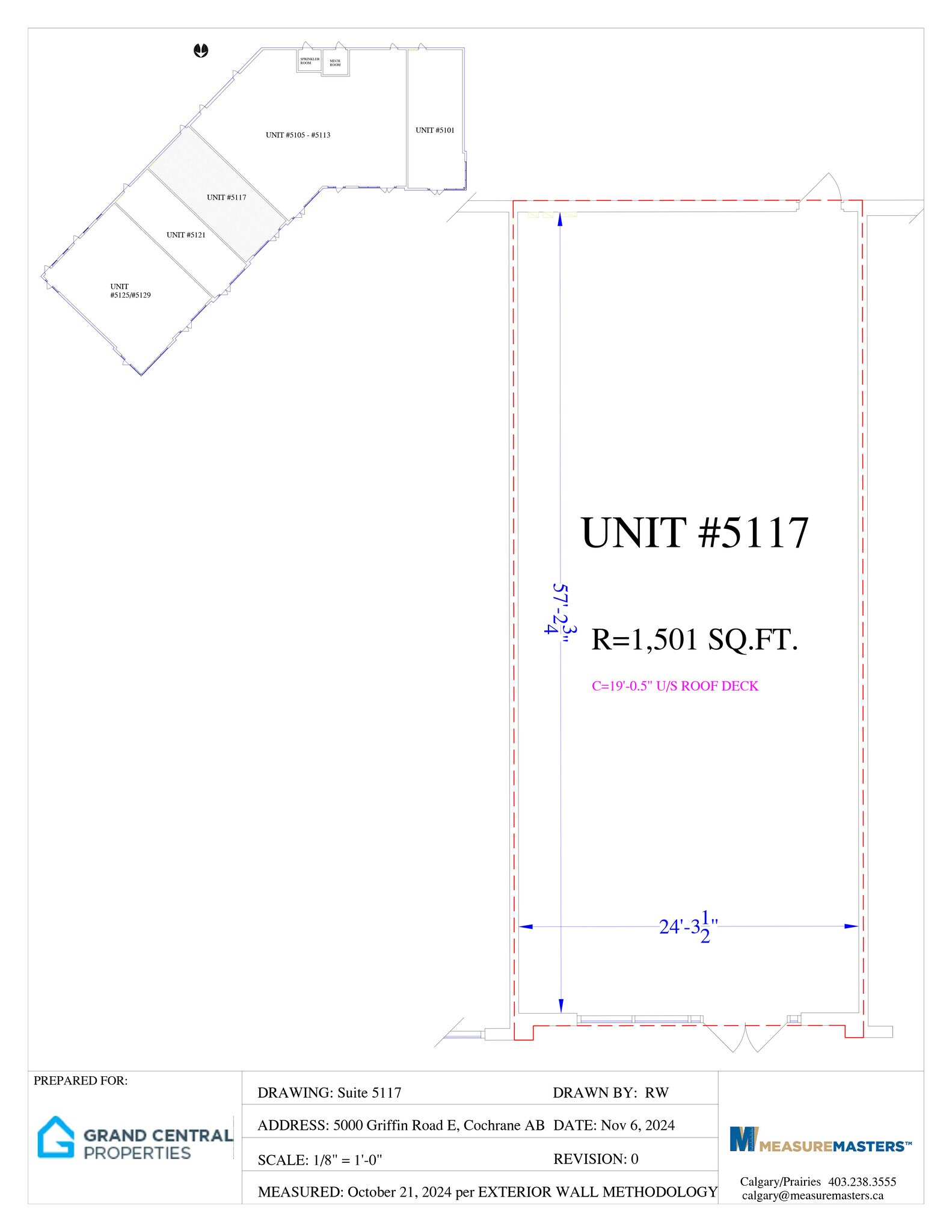 239 Griffin Rd, Cochrane, AB to rent Site Plan- Image 1 of 1