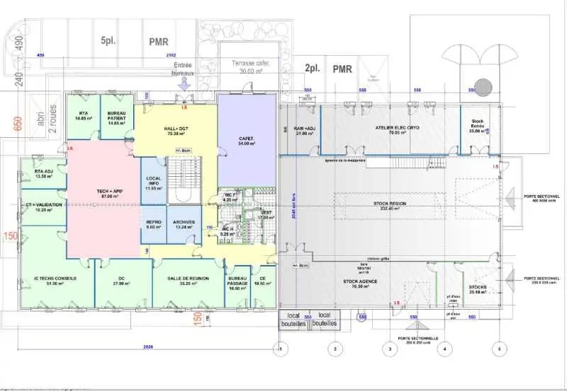 Light Industrial in Saint-Priest to rent Floor Plan- Image 1 of 2