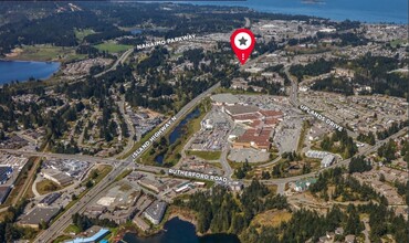 5909 Island Hwy, Nanaimo, BC - aerial  map view