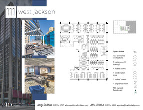 111 W Jackson Blvd, Chicago, IL for rent Floor Plan- Image 1 of 5