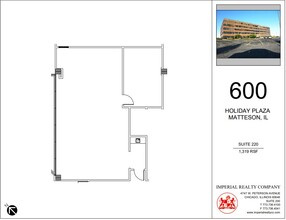 600 Holiday Plaza Dr, Matteson, IL for rent Floor Plan- Image 2 of 3