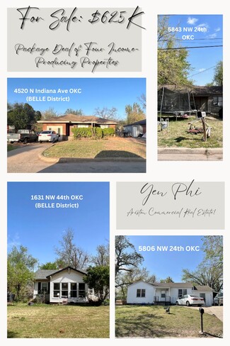 More details for 4 Income Producing Property Portfolio – Residential for Sale, Oklahoma City, OK